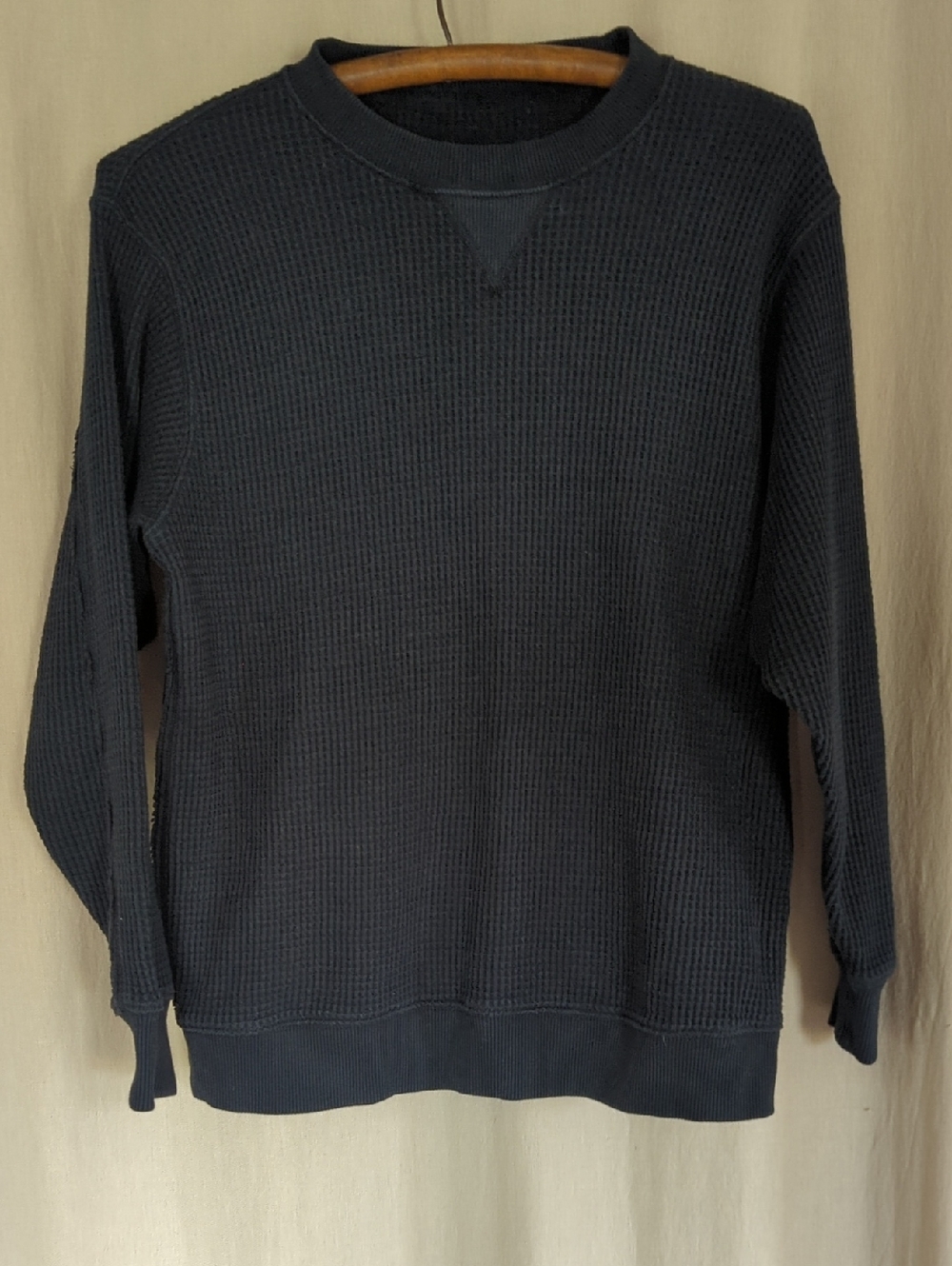 Aerie Crewneck Waffle Knit Oversized Sweater